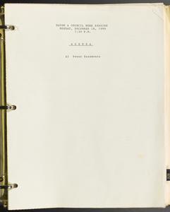 Sugar Hill, Georgia city council minutes, January 9, 1989-December 18, 1989