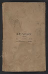 Justice Docket, 1905-1915
