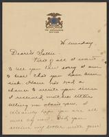 Letter, to Sallie Baker, [1920-1930?]