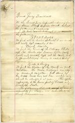 Grand jury presentments, 1901 November, folder 01