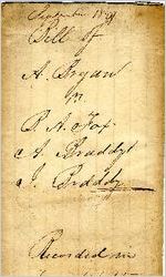 Bill for discovery, B, Troup County, Georgia, 1829 September