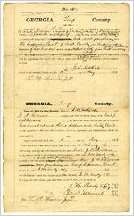 Garnishment, E, L, Georgia, Troup County, May 1877