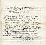 Bill for Relief, M, Georgia, Troup County, November 1877