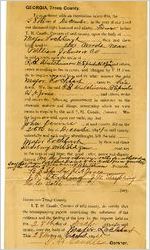 Coroner's Inquest, Georgia, Troup County, November 1894