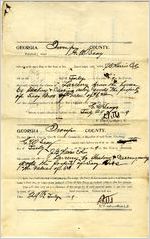 Warrants, Georgia, Troup County, November 1899