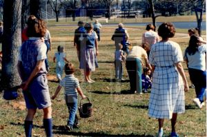 Coleamn Library Easter egg hunt, 1985