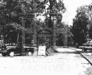 Coleman Library construction site
