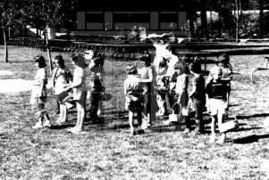 Coleman Library Easter egg hunt, 1985