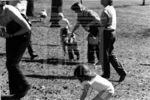 Coleman Library Easter egg hunt, 1985