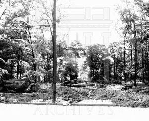 Coleman Library site land clearing