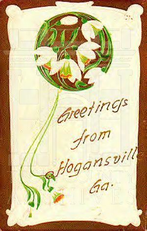 Greeting card from Hogansville, GA