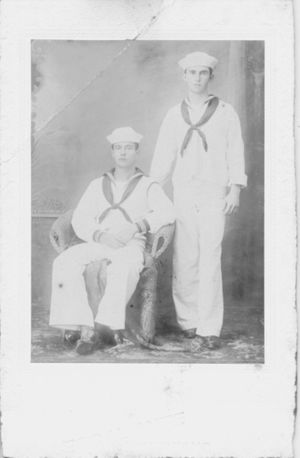 Ajalon E. Daniel, Sr. and Unidentified Man