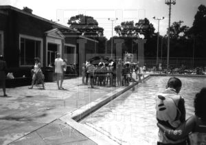 Children swimming at CEA