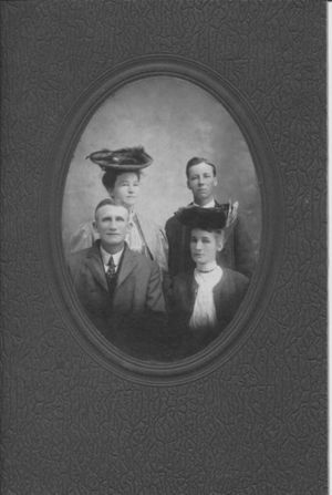 Irene Hudson Lovelace, Sam C. Lovelace, John Petty, and Rora Terrell