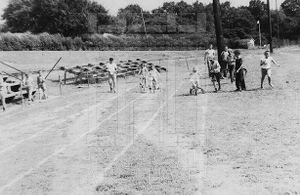 Children Racing Tricycles
