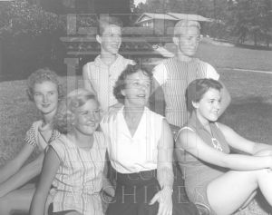 Group of people at CEA posing for a photo