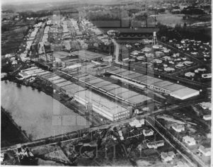 Aerial view of Hillside and Valway Plants