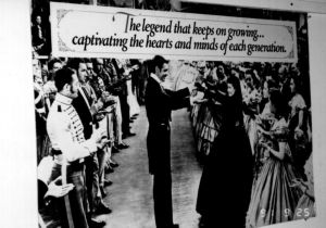 Photo in a "Gone With the Wind" display at Coleman Library