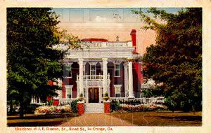 Postcard of the Residence of J.E. Dunson, Sr.