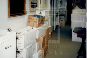 Records Storage at Troup County Archives during Kaye Lanning Minchew era