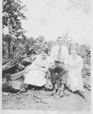George and Irene Hanson with Eddie McKinley