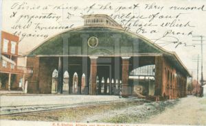 Atlanta and West Point Railroad Station at West Point, Georgia