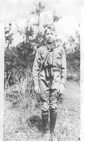 Cleaveland, Pitman B. Jr. as boy scout