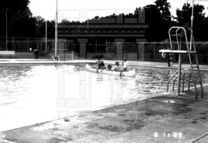 People canoeing in the CEA Pool