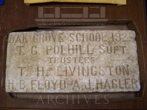 Oak Grove School Cornerstone