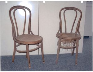 Bentwood Cane Bottom Chairs