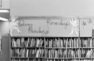 Silver Reading Roundup Wrapup display at Coleman Library