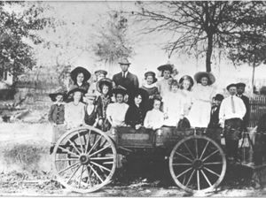Children in Wagon