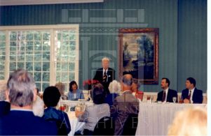 Franklin Garrett at Historical Society Luncheon