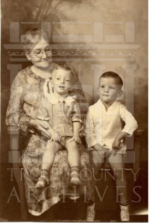 Mrs. E.N. Dozier, Sr.; Billy Martin, and Ebb Dozier