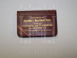 Callaway Department Store, Pocket Memo Book