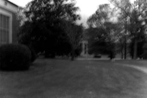 Outside Coleman Library