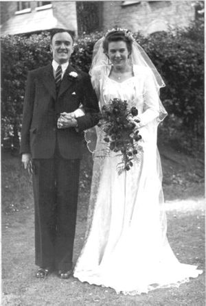 Unidentified Wedding Couple