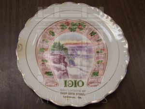 Cash Bookstore Souvenir Plate