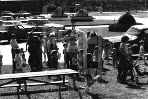 Coleman Library Easter egg hunt, 1985