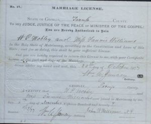 Mobley, W.P. and Williams, Fannie