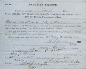 OScott, William and Williams, Ida