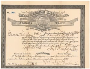 Lindsey, George and Philpot, Fannie