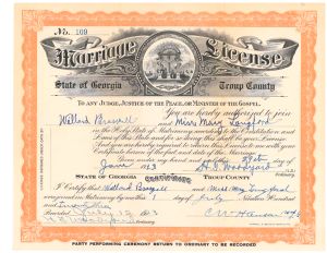 Braswell, Willard and Langford, Mary