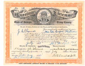 Thomas, J.C. and Whitmore, Della