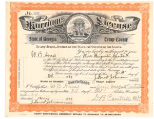 Amos, William and Cantrell, Margurite