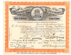 Williams, E.B. and Patterson, Donia