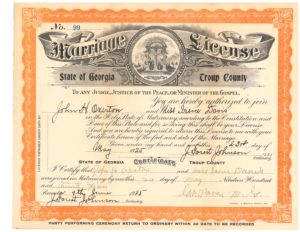 Overton, John and Davis, Irene