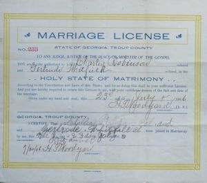 Robinson, Charley and Whitfiled, Gertrude