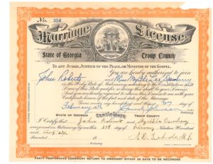 Roberts, John and Dewberry, Myrtle