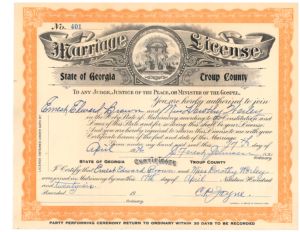 Brown, Ernest and Worley, Dorothy